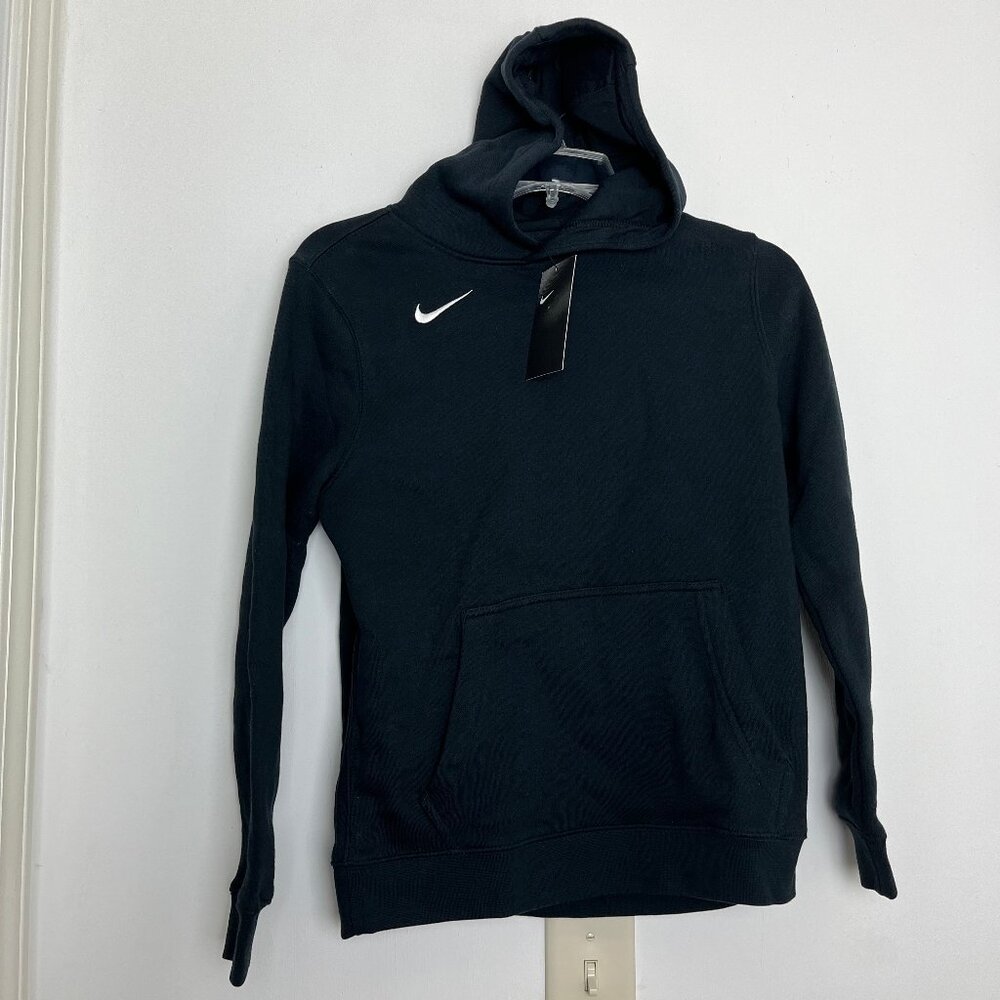 Nike Boys Pullover Hoodie L Black New